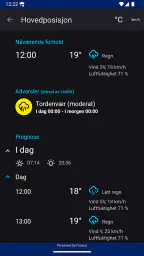 Regn Alarm (Rain Alarm) screenshot