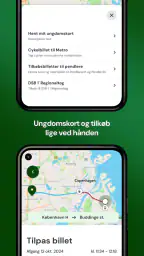 Rejsebillet screenshot