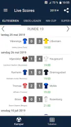 Resultater Eliteserien 2026 screenshot