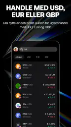Revolut X: Bitcoin og krypto screenshot