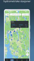 RiverApp - Vannstand i elvene screenshot