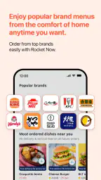 Rocket Now: Food Delivery screenshot