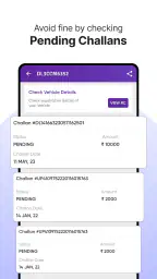 RTO Vehicle Info App & Challan screenshot