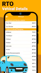 RTO Vehicle Information screenshot