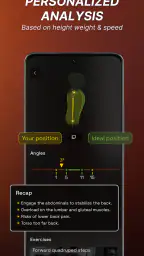 Running & gait analysis - Ochy screenshot