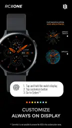 S4U RC ONE - Retro watch face screenshot
