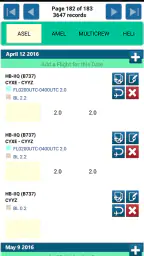 Safelog Pilot Logbook screenshot