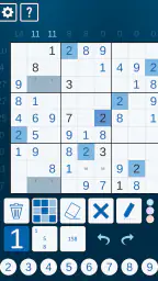 Sandwich Sudoku screenshot