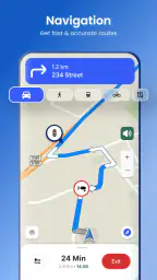 Satellittvisning, Kart, Radar screenshot
