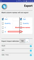 Scan to Spreadsheet screenshot