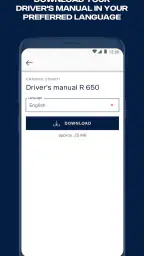 Scania Driver’s guide screenshot