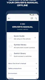 Scania Driver’s guide screenshot