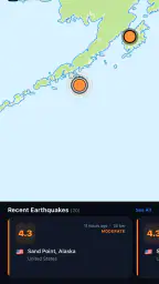 Seismo - Jordskjelvvarsler screenshot