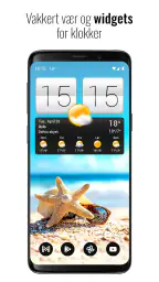 Sense V2 Flip-klokke og vær screenshot