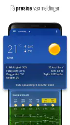 Sense V2 Flip-klokke og vær screenshot