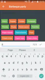 Shopping List - Buy Me a Pie! screenshot