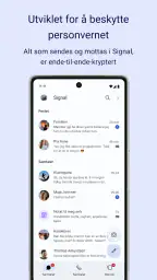 Signal – for private meldinger screenshot
