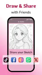Sketch Anime - AR Trace & Draw screenshot