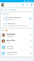 Skype for Business for Android screenshot