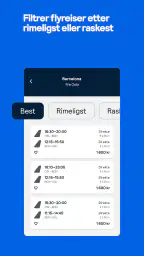 Skyscanner Flyreiser Hotell screenshot