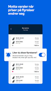 Skyscanner Flyreiser Hotell screenshot