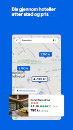 Skyscanner Flyreiser Hotell screenshot