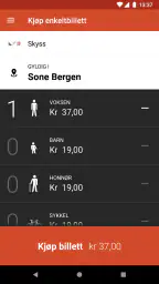 Skyss Billett screenshot