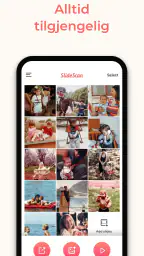 SlideScan – Lysbildeskanneapp screenshot
