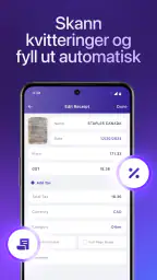 Smart Receipts: Skann Utgifter screenshot
