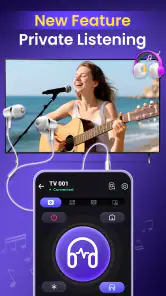 Smart TV-fjernkontroll screenshot