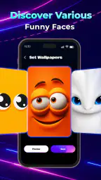 Smiley Fun Live Wallpaper screenshot