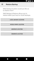 SMS Backup & Restore Pro screenshot
