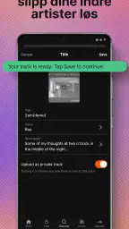 SoundCloud: musikk og lyd screenshot