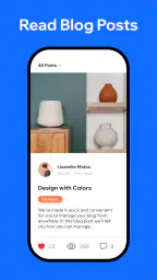 Spaces: Følg virksomheter screenshot