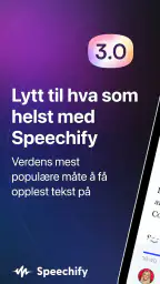 Speechify Tekst til tale-lyd screenshot
