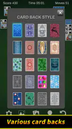 Spider Solitaire-spillet screenshot