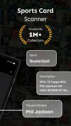 Sports Card Value Identifier screenshot
