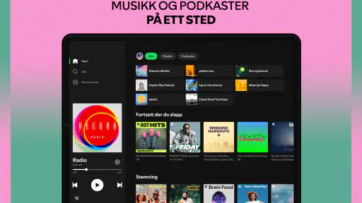 Spotify – Musikk og podkaster screenshot
