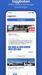 Ställplatsappen screenshot