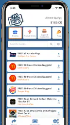 Starving Student Card App screenshot
