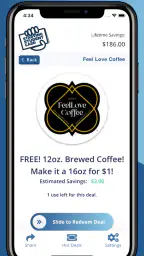 Starving Student Card App screenshot