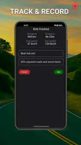 Stegra.io - Motorsykkel-GPS screenshot