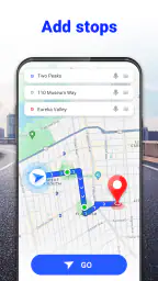 Stemme GPS-navigasjon screenshot