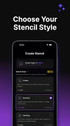 Stencil AI - Tattoo Stencils screenshot
