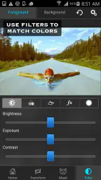 Superimpose screenshot