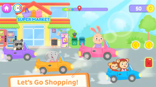 Supermarket Game Kids Shopping screenshot