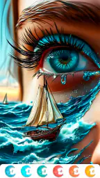 Surreal Art Coloring Pages screenshot