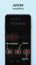 Taleopptak Pluss - Dictaphone screenshot