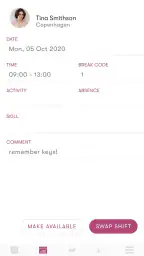 Tamigo screenshot