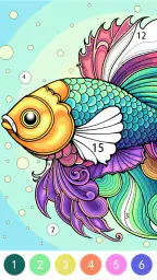 Tangle Color by Number Book screenshot